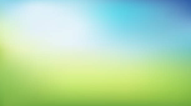 istock Soft green and blue color vector abstract background for poster, banner. Modern wallpaper with gradient. Colorful summer or spring template 1357873730