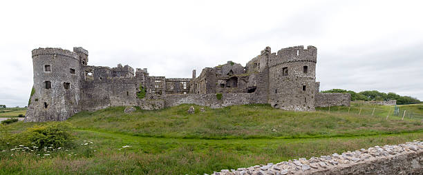 istock Carew Castle, Pembs on the lake 135787682
