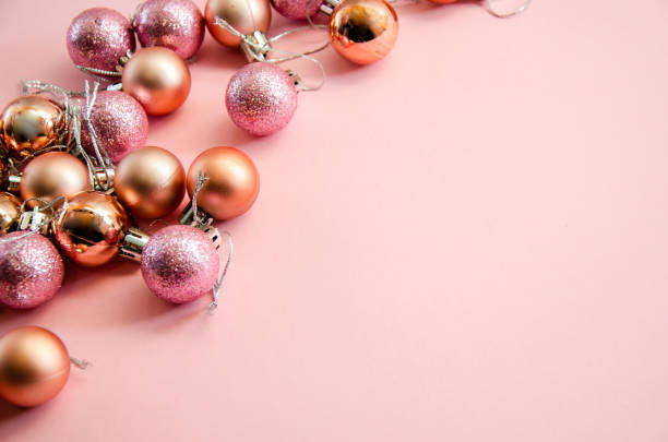 istock Christmas balls for Christmas tree decorations. Christmas Background for postcards 1357879919