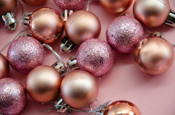 istock Christmas balls for Christmas tree decorations. Christmas Background for postcards 1357879943