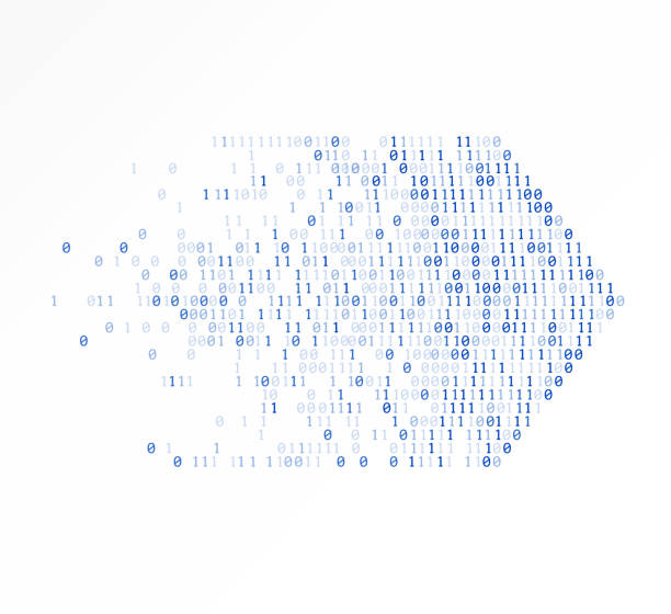 binary arrow abstract binary code patterns arrow design binary code arrow stock illustrations