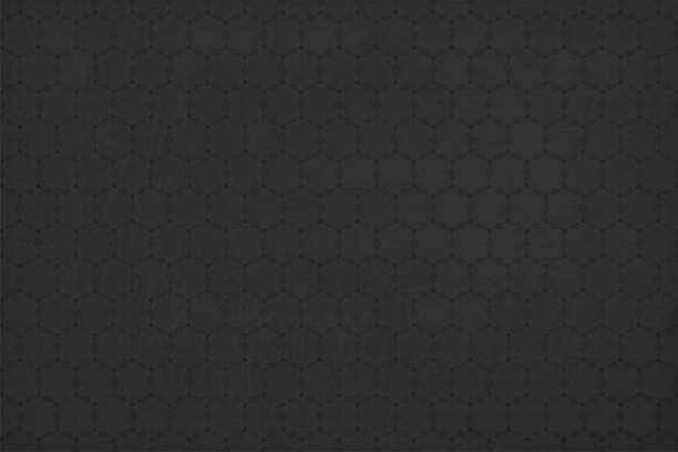 istock Black or very dark gray coloured grunge textured ombre horizontal vector backgrounds with honeycomb pattern of small grey hexagons all over 1357889013