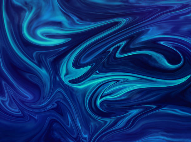 istock Blue Marbling Texture design for poster, brochure, invitation, cover book, catalog. 1357889239