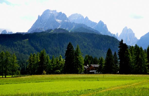 istock Croda rossa from the meadows of Moso 1357890693