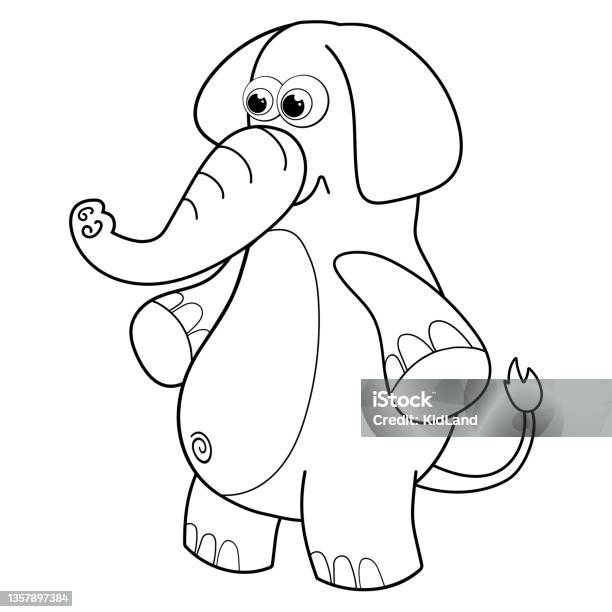 desenho para colorir elefante