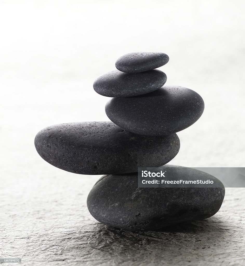 日本のスタック瞑想ゼンストーン - 圧力のロイヤリティフリーストックフォト