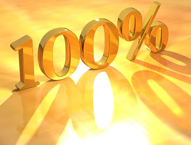 istock One hundred percent written in God 135789986