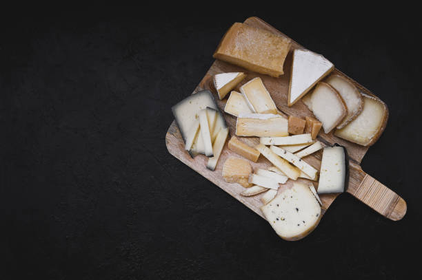 istock French Cheese Platter. various types of cheese 1357900572