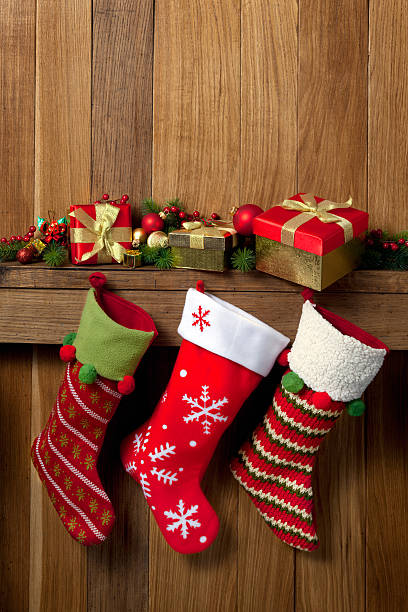 istock Christmas stockings 135790191