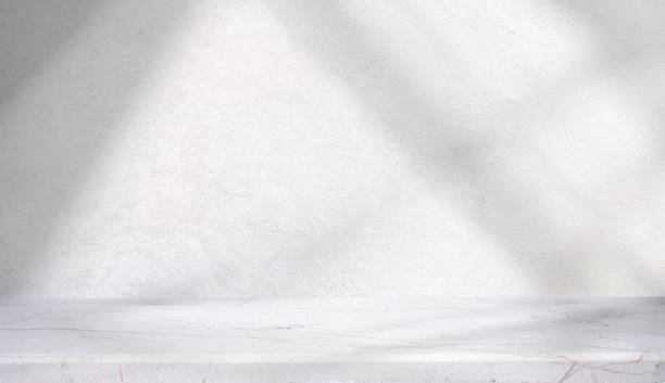 istock Minimal abstract light gray background for product presentation. 1357902223