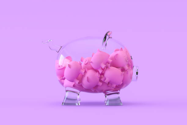 Piggy Bank Glass