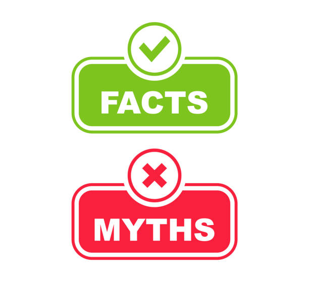 Myths facts. Myths vs facts banners. Badges for marketing and advertising. Vector illustration. Myths facts. Myths vs facts banners. Badges for marketing and advertising. Vector illustration. mythology stock illustrations