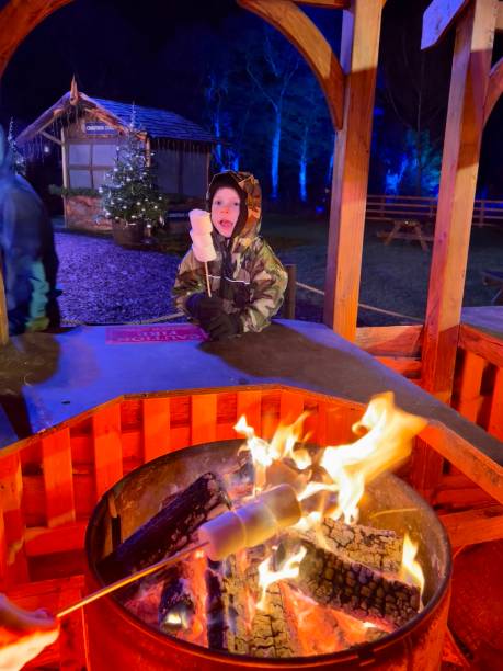istock BBQ marshmallow at Christmas Market in 1357926873