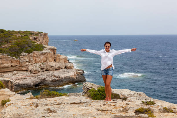 istock Girl travels on Palma de Mallorca 1357928656