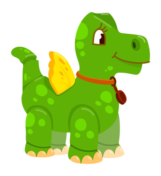 istock Dinosaur cartoon character. Cute dino. Soft toy for kids 1357929698