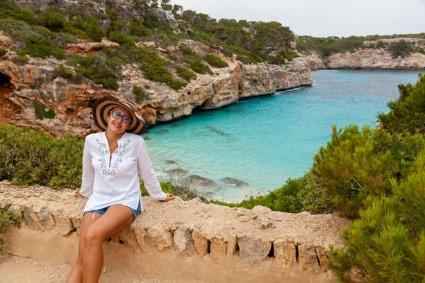 istock Girl travels on Palma de Mallorca 1357929833