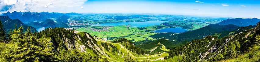view at the Mountain Tegelberg near Fuessen - Bavaria