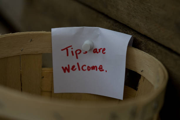 istock Tips are welcome. sign, close-up, full frame, background 1357932512
