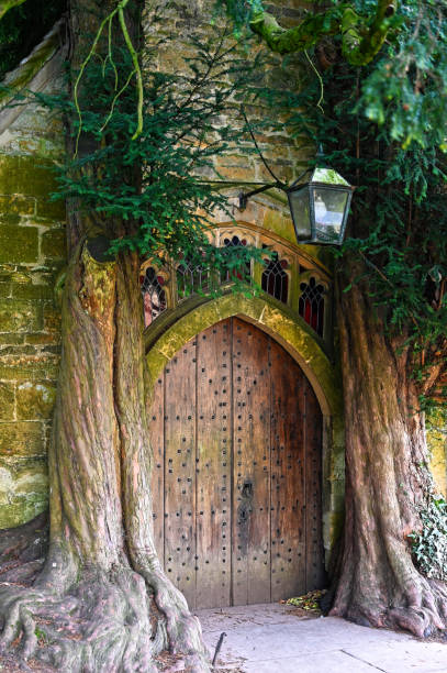 istock Mystical doorway in Stow-one-the-Wold 1357934101