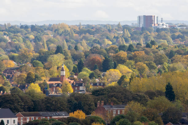 istock Autumn urban landscape 1357940433