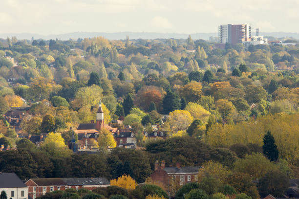istock Autumn urban landscape 1357940448