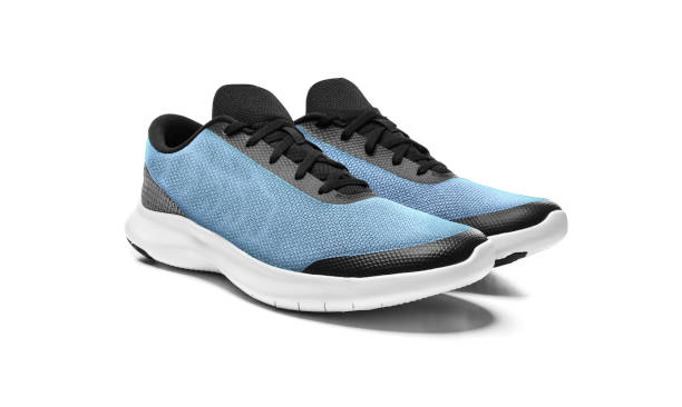 istock Sport shoes isolated on white background 1357948372
