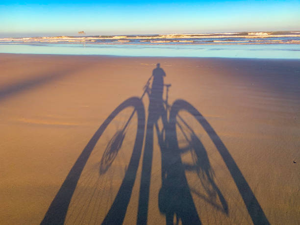 istock Fat tire biking on the beach on the Oregon Coast 1357951221