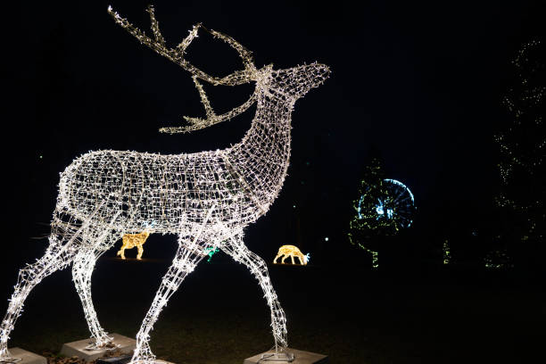 istock Holiday Light Christmas Decorations in Niagara Falls,Canada 1357954237