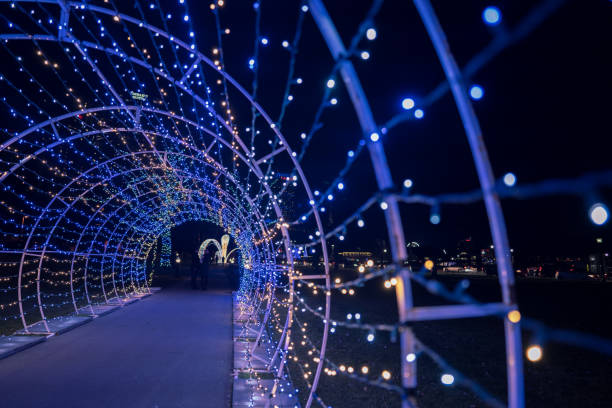istock Holiday Light Christmas Decorations in Niagara Falls,Canada 1357954587