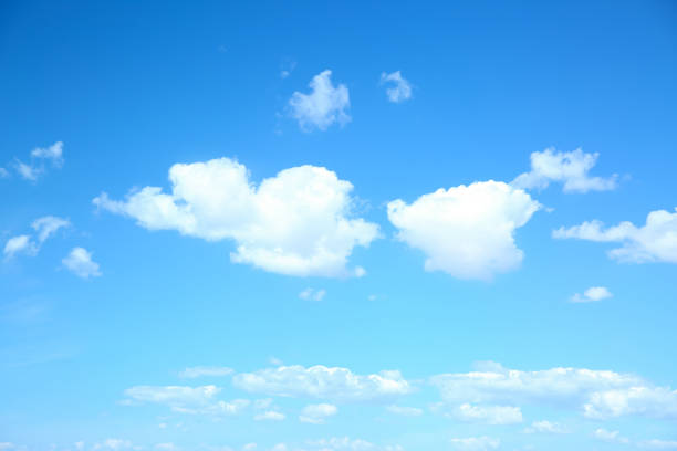 View of beautiful blue sky with white clouds
