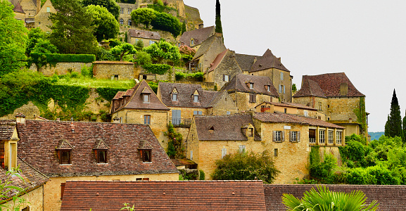Small village in the Dordogne Valley