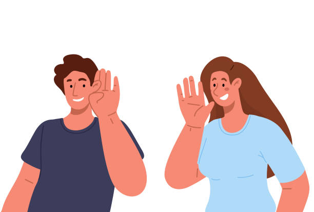 1,042 Sign Language Conversation Illustrations & Clip Art - iStock | Deaf  workers, American sign language