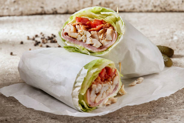 istock Roast Chicken BLT Lettuce Wrap Sandwich 1357959046