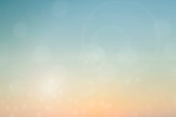 istock Abstract blur morning nature sky bright bokeh texture background concept happy beach horizon landscape, Clean sunset summer light, Gradient pastel color of mint green teal, health medical relax. 1357964290