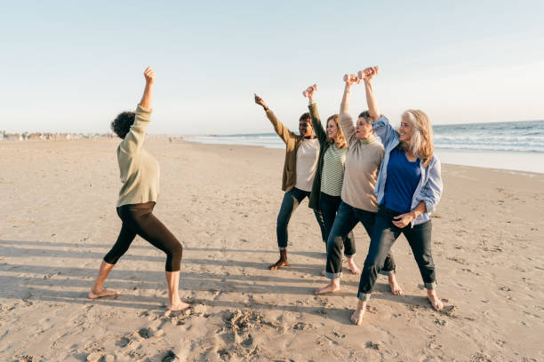 istock Getting fit and friends after 60 1357968655