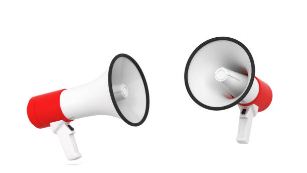 istock Megaphone, loudspeaker for public anouncement 1357969789