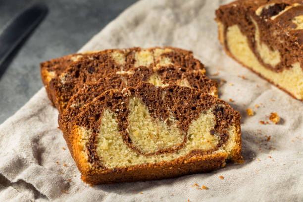 istock Homemade Sweet Marbled Cake Loaf 1357975760