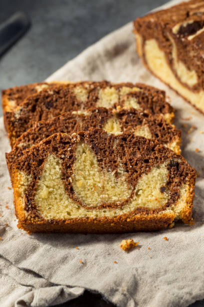 istock Homemade Sweet Marbled Cake Loaf 1357975767