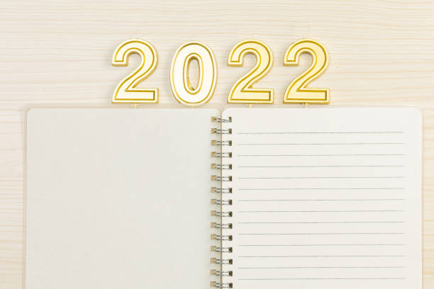 istock Notebooks and digital 2022 models on the desk 1357976425