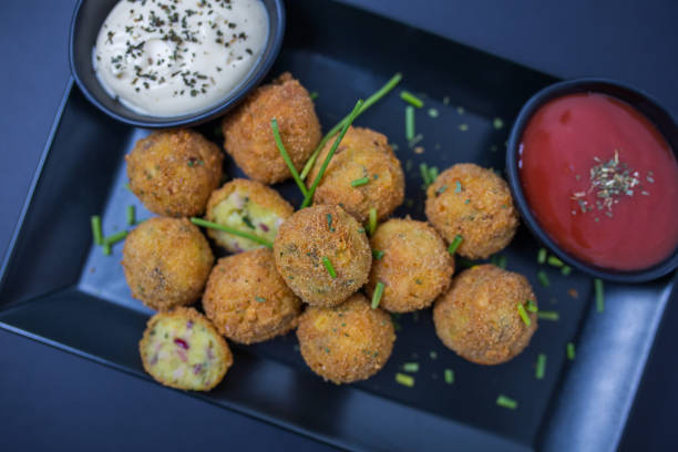 istock Meat free vegetarian mini picnic scotch eggs 1357979001