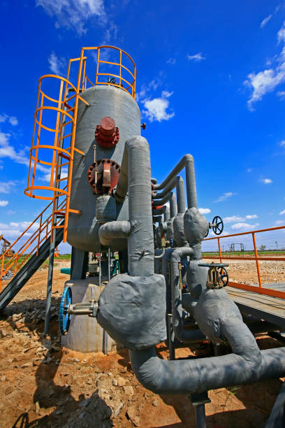 istock Pipeline valves and industrial equipment 1357980221