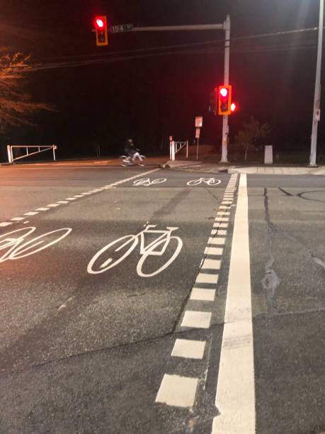 istock Bike Crossing 1357983399