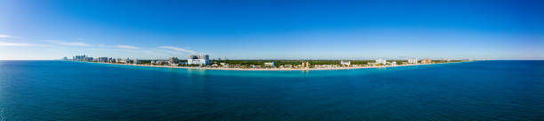 istock Beautiful vibrant panorama Hollywood Beach FL 1357985156
