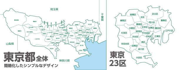 ilustrações de stock, clip art, desenhos animados e ícones de illustration of a map of tokyo. the title and place name are written in japanese. - japan map tokyo prefecture world map