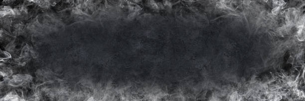 istock horizontal white smoke on cement texture for design and background 1358003448