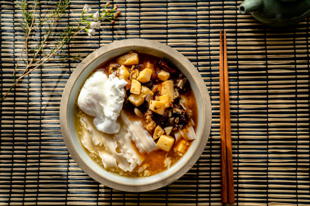 Chinese homemade savory noodles