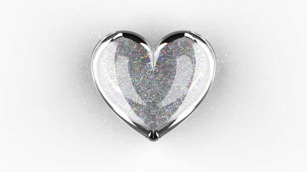 8k colorful illustrations of Valentine day icon and staple. 3d renderings.