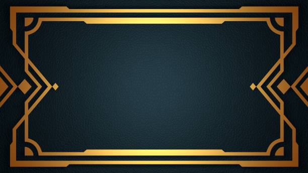 istock Art deco frame. Style of the 1920s. 1358009112
