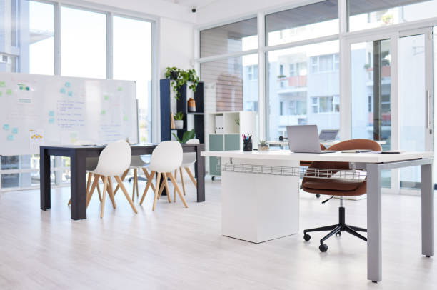 istock Still life shot of a modern office space 1358009391