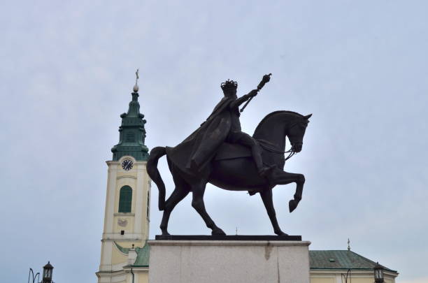 istock Statue Landmark Romania 1358010361